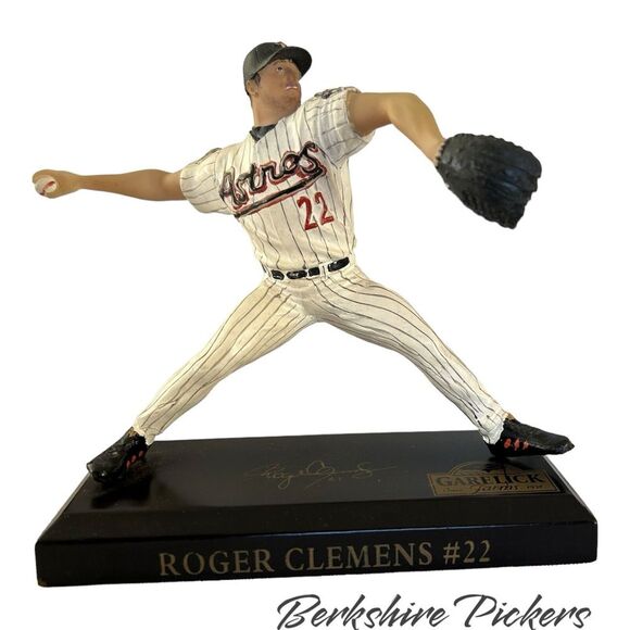 Garelick Farms Houston Astros Roger Clemens Mini Statue Figure With Stand‎ - Picture 1 of 9